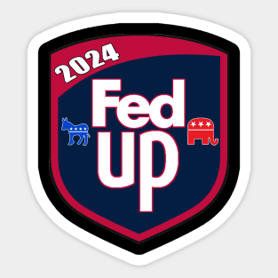 FedUp 2024 Sticker